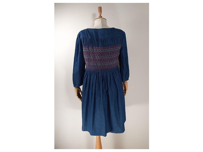 Vestido de algodón azul Odd Molly XL Multicolor - vista 4