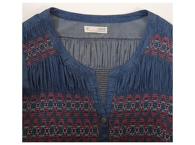 Vestido de algodón azul Odd Molly XL Multicolor - vista 5