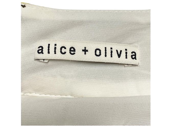 Minifalda de piña Alice + Olivia en poliéster blanco - vista 5