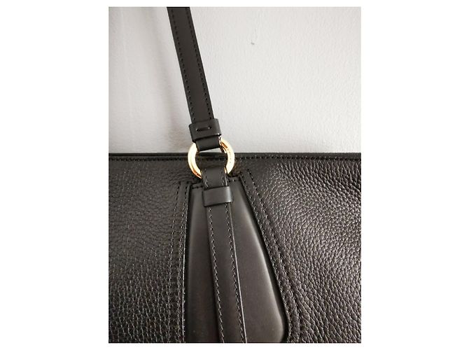 Grande borsa tote Lancel in pelle nera Nero - vista 13