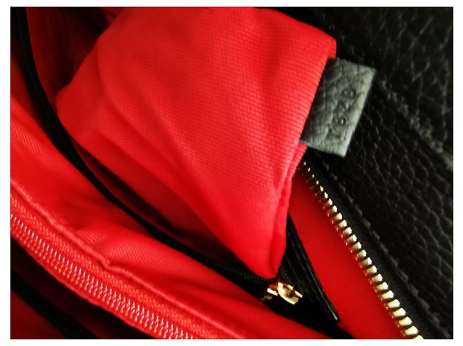Grande borsa tote Lancel in pelle nera Nero - vista 17