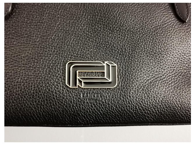 Grande borsa tote Lancel in pelle nera Nero - vista 3
