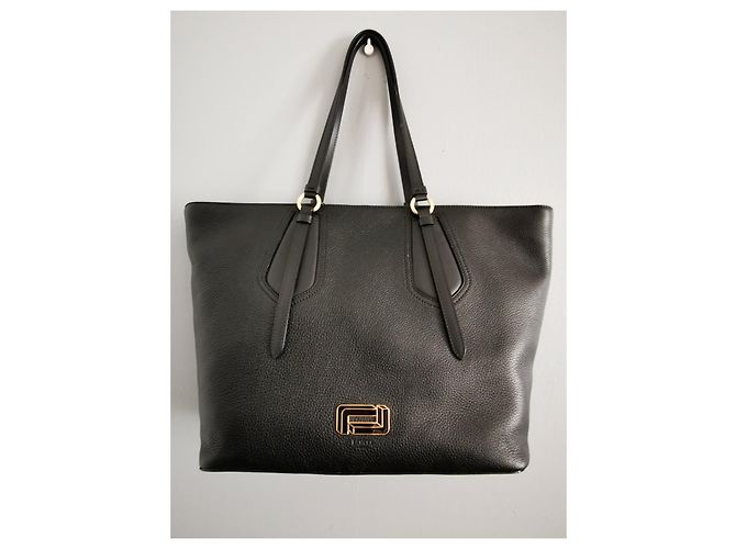 Grande borsa tote Lancel in pelle nera Nero - vista 4