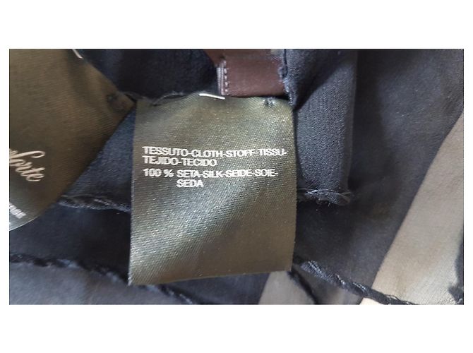 Max Mara Seidenstola schwarz - Ansicht 3