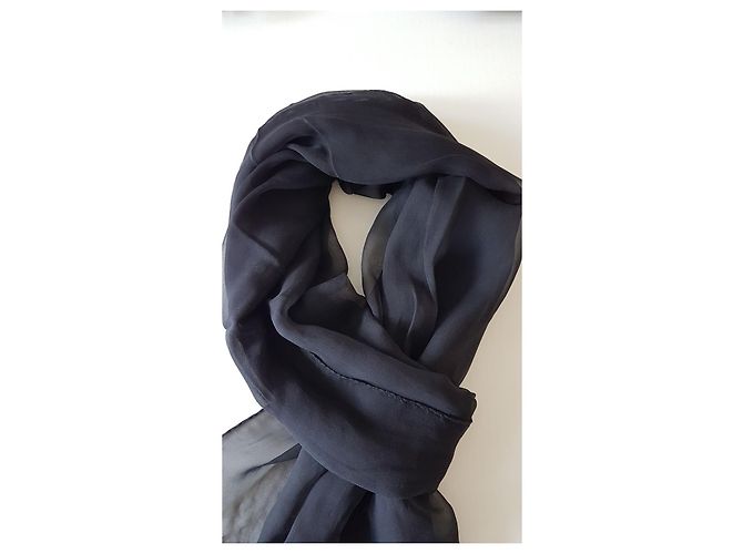 Max Mara Seidenstola schwarz - Ansicht 4