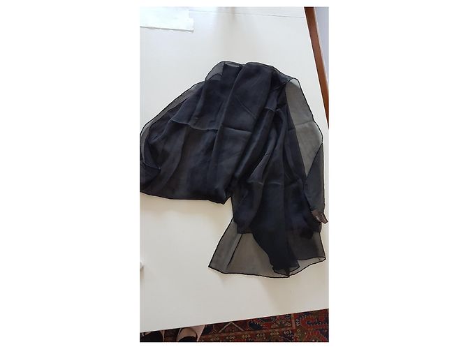 Max Mara Seidenstola schwarz - Ansicht 5