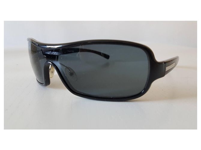 Occhiali da sole Prada Modello Maschera Neri Metallo Nero - vista 12