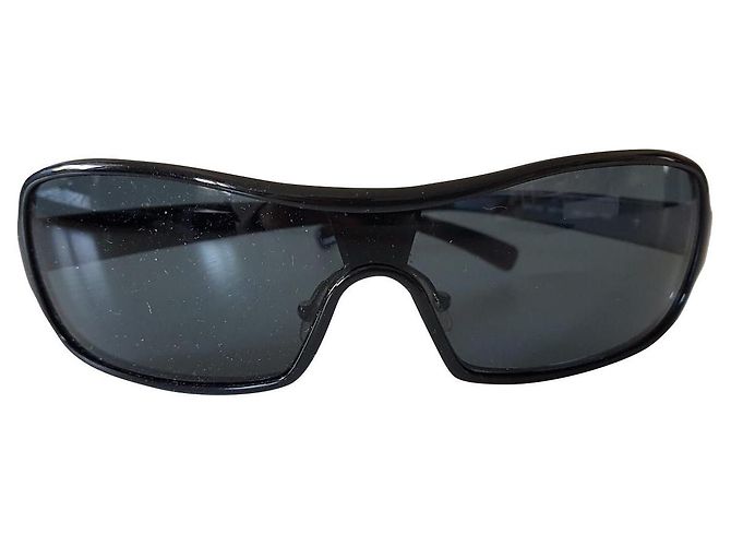 Occhiali da sole Prada Modello Maschera Neri Metallo Nero - vista 2