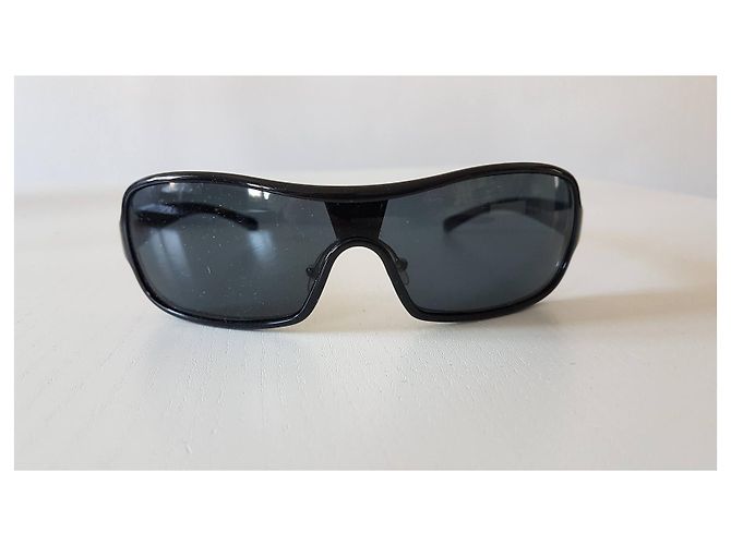 Occhiali da sole Prada Modello Maschera Neri Metallo Nero - vista 6