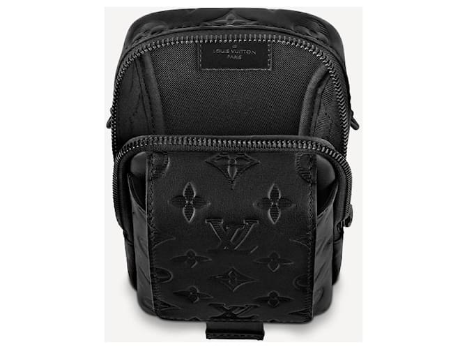 Louis Vuitton Bolsa vestível para telefone com forro LV Preto - vista 3