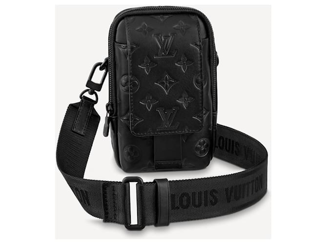Louis Vuitton Bolsa vestível para telefone com forro LV Preto - vista 4