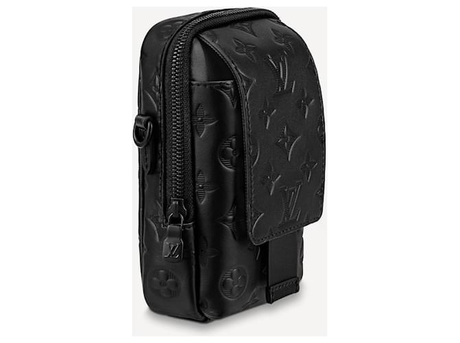 Louis Vuitton Bolsa vestível para telefone com forro LV Preto - vista 5