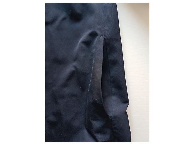 Max Mara Kleid blau aus Baumwolle und Polyester Dunkelblau - Ansicht 6