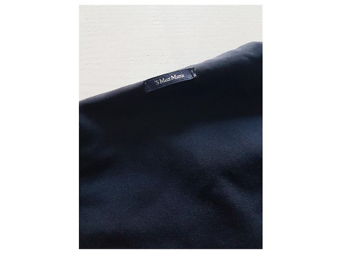 Max Mara Kleid blau aus Baumwolle und Polyester Dunkelblau - Ansicht 9