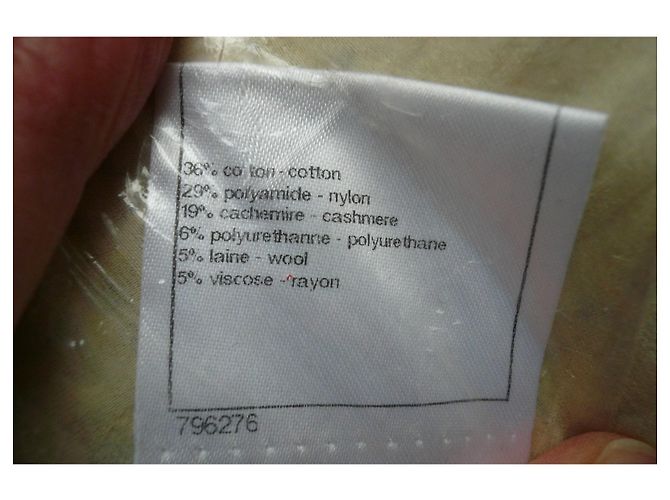 CHANEL Kurze beige Tweedjacke BE T38 Mehrfarben - Ansicht 17