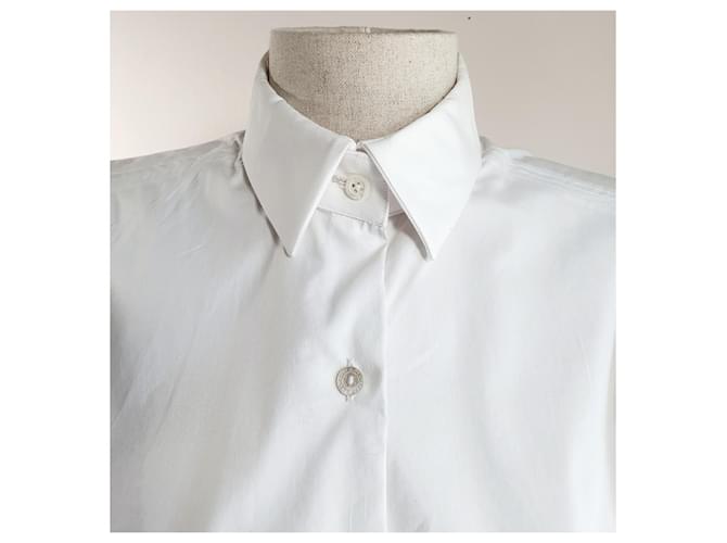 Camisa de algodón Peuterey blanca Blanco - vista 6