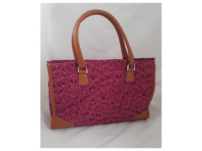 Diane Von Furstenberg DVF Studio Handtasche aus Leder und Stoff Mehrfarben - Ansicht 4