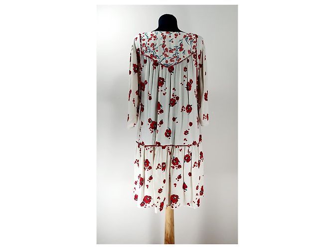 Ba&Sh Blabe Kleid Blumen Viscose Mehrfarben - Ansicht 4