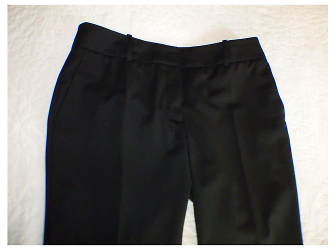 Sandro Black Pants Wool Blend Size 42 - view 4