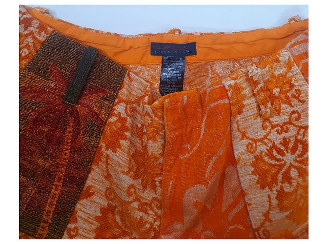 Autre Marque Barcelona Hose orange Baumwolle Rayon Polyester - Ansicht 5