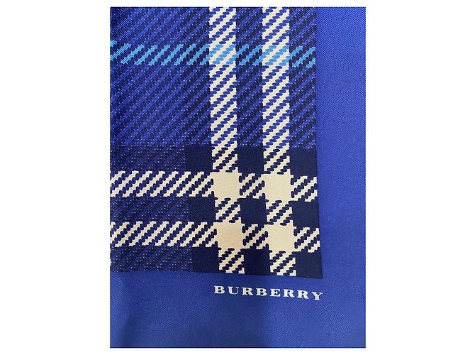 Burberry Seidenschal Blau - Ansicht 2