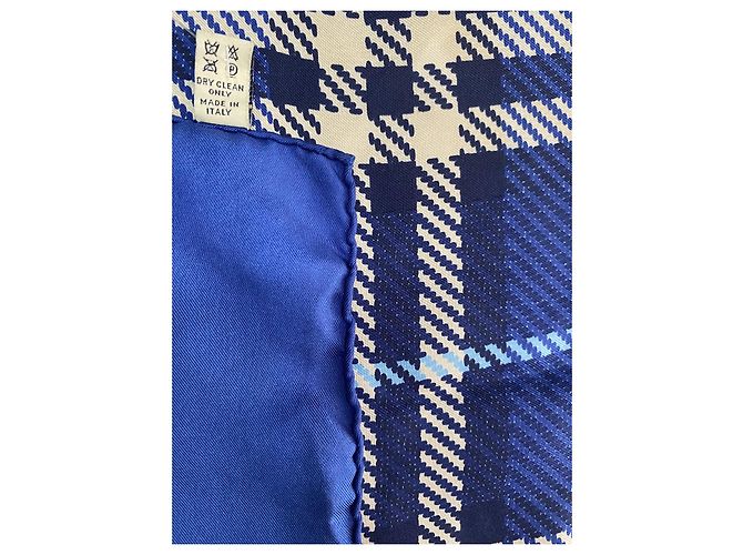 Burberry Seidenschal Blau - Ansicht 3