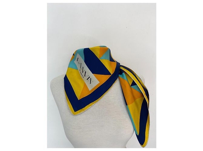 Lanvin Seidenschal mehrfarbig Mehrfarben - Ansicht 4