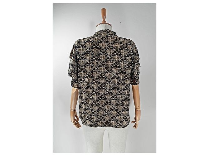 Munthe Plus Simonsen Blusa de Viscosa Multicolor - vista 4