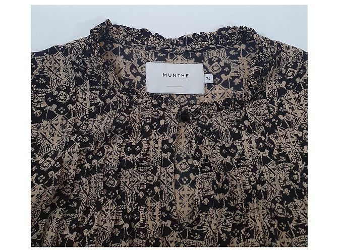 Munthe Plus Simonsen Blusa de Viscosa Multicolor - vista 5