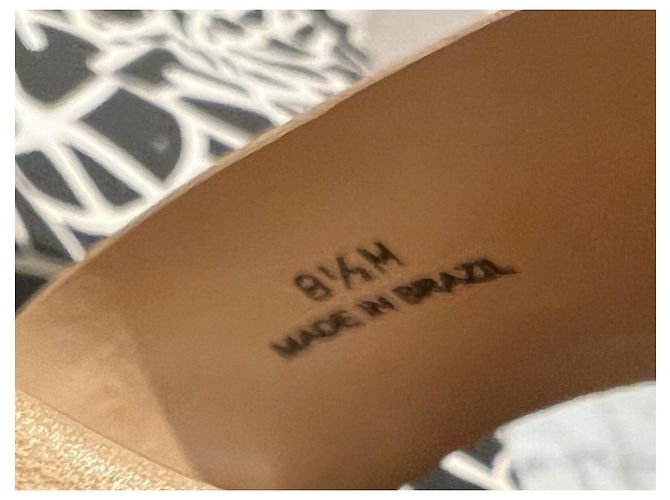 Diane Von Furstenberg DvF Opal Crisscross Wedge Sandale Kamel Hellbraun - Ansicht 9