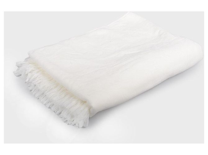 Chanel Borsa da spiaggia in spugna con la coperta Bianco - vista 2