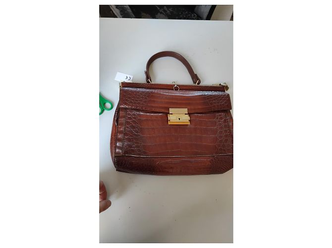 Lancel Porte-documents Caramel Cuir Exotique - vue 2