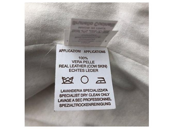 Brunello Cucinelli Lederjacke in Sand - Ansicht 5
