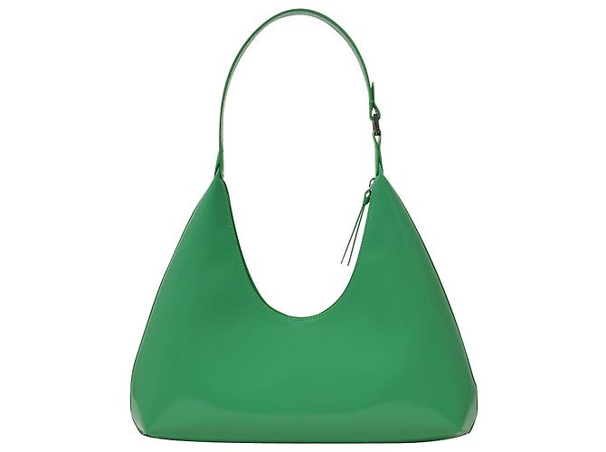 By Far Cuir semi-verni super vert ambre - vue 3