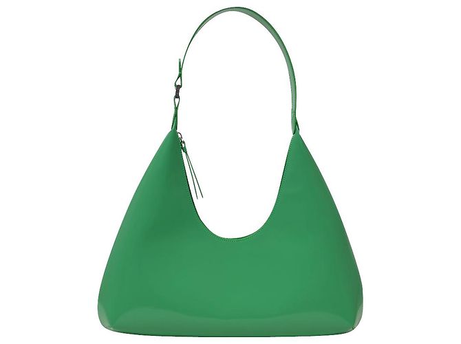 By Far Cuir semi-verni super vert ambre - vue 5