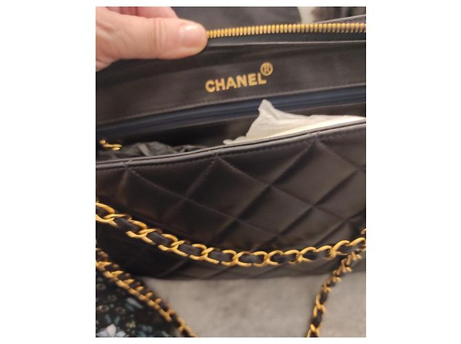 Chanel Vintage Tasche Dunkelblau - Ansicht 10
