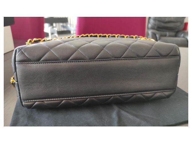 Chanel Vintage Tasche Dunkelblau - Ansicht 9