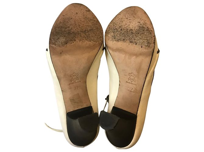 Autre Marque Loxwood-Lederpumps Aus weiß - Ansicht 3