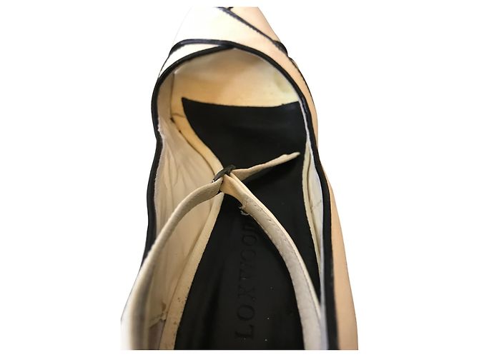 Autre Marque Loxwood-Lederpumps Aus weiß - Ansicht 8