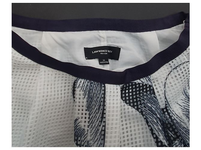 Gonna midi Lawrence Grey bianca e blu Bianco - Ansicht 4