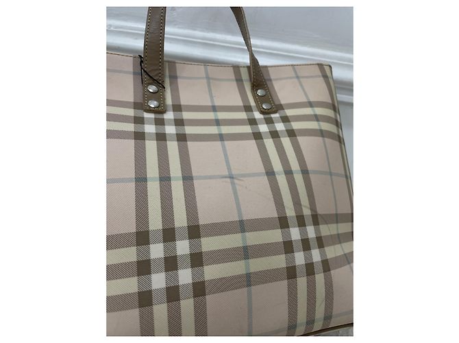 Borsa tote Burberry Nova rosa in tessuto Multicolore - vista 5