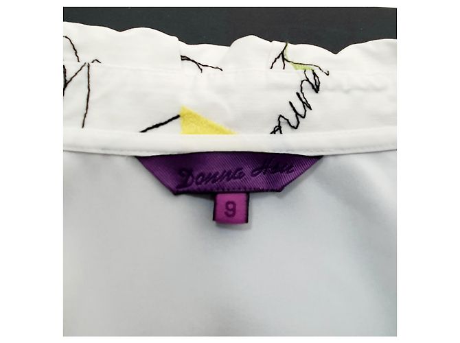Autre Marque Donna Hiu Embroidered Short Sleeve Jacket White Multi Multiple colors - Ansicht 5