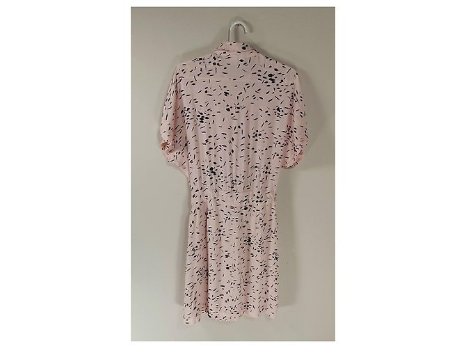 Ganni Kleid aus hellrosa Viscose Pink - Ansicht 3