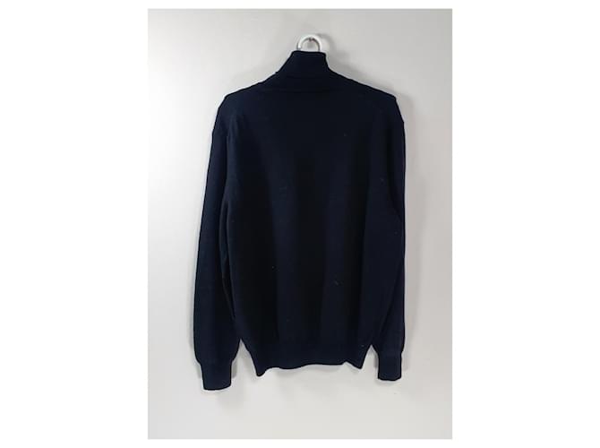Autre Marque Pal Zileri Polo Pullover Schwarz Wolle - Ansicht 4