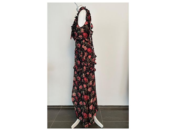 R13 Kleid aus schwarzer Seide - Ansicht 8