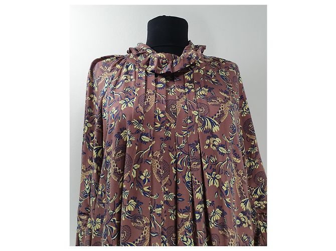 Noa Noa Edition Blumenkleid aus Viscose Mehrfarben - Ansicht 2