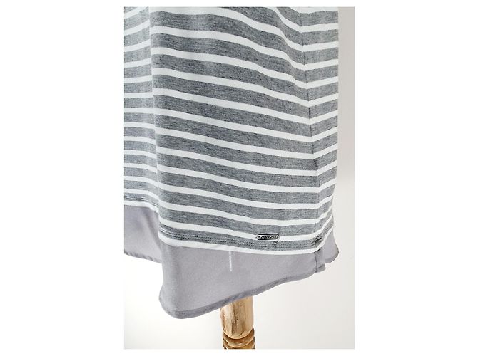 Top a rayas Calvin Klein Gris Blanco - vista 3