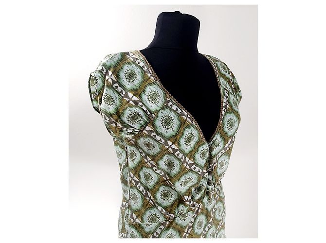 Top de viscosa verde Day Birger & Mikkelsen Multicolor - vista 2