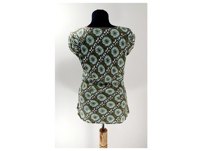 Top de viscosa verde Day Birger & Mikkelsen Multicolor - vista 3