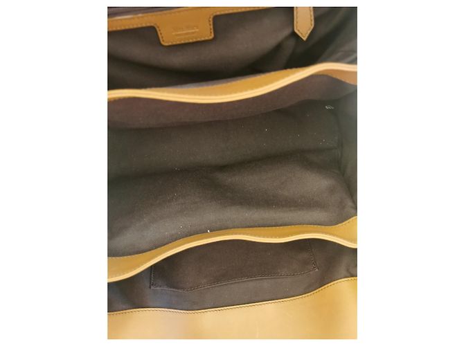 Borsa Max Mara in pelle di agnello, Cognac - vista 3